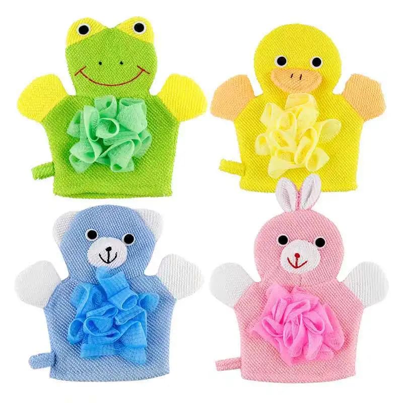 Cartoon Animal Baby Bath Wash Cloth