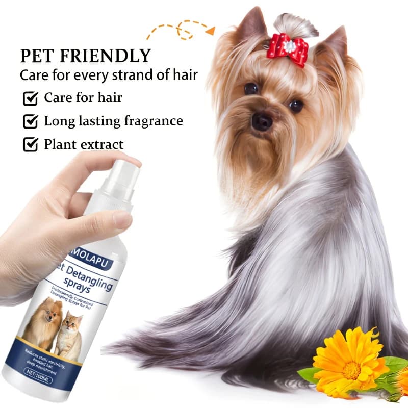 Cat and Dog Hair Tangle Prevention Spray