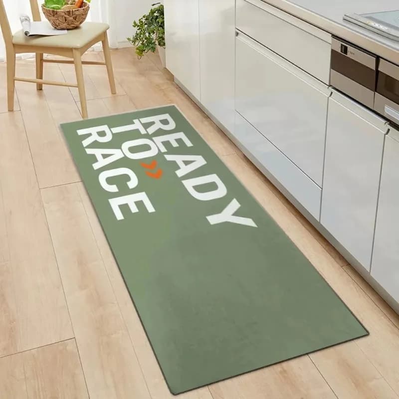 Motorcycle Racing Carpet Runner Rug
