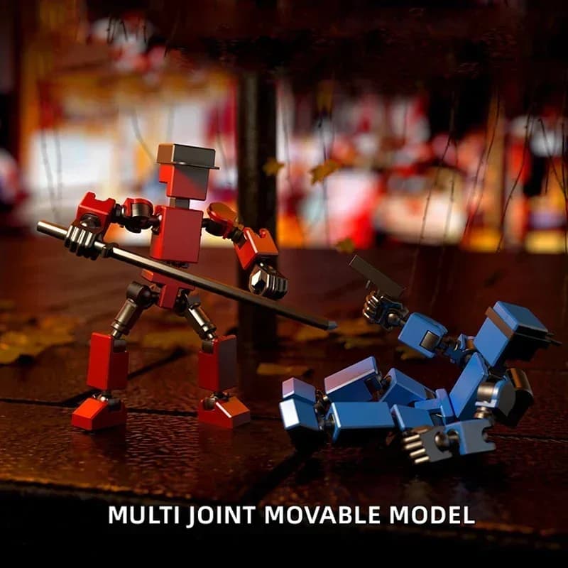 Multi-Jointed 3D Printed Robot Action Figure