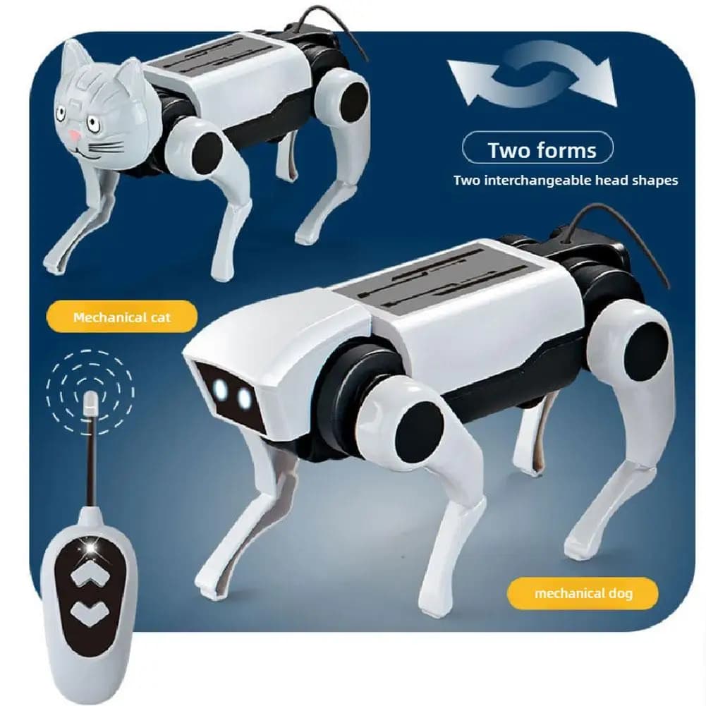 DIY Mechanical Dog Robot Assembly Toy