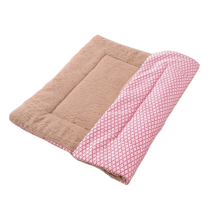 Washable Plush Pet Bed Mat