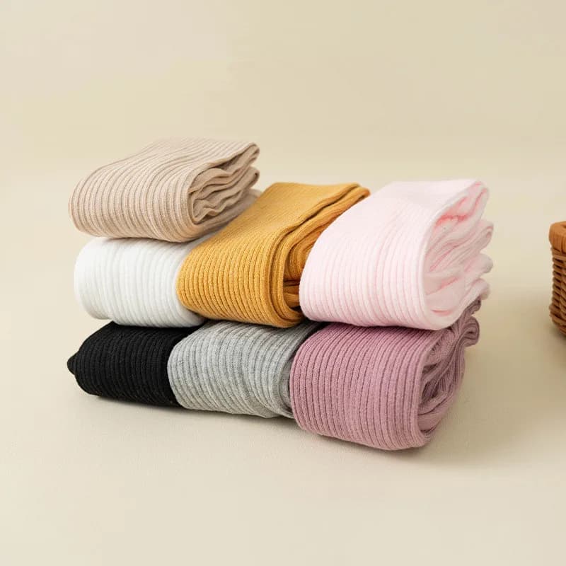 Cotton Knit Tights for Babies and Toddlers