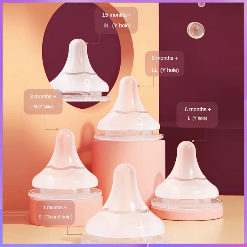 Silicone Bottle Nipples for Pigeon Bottles