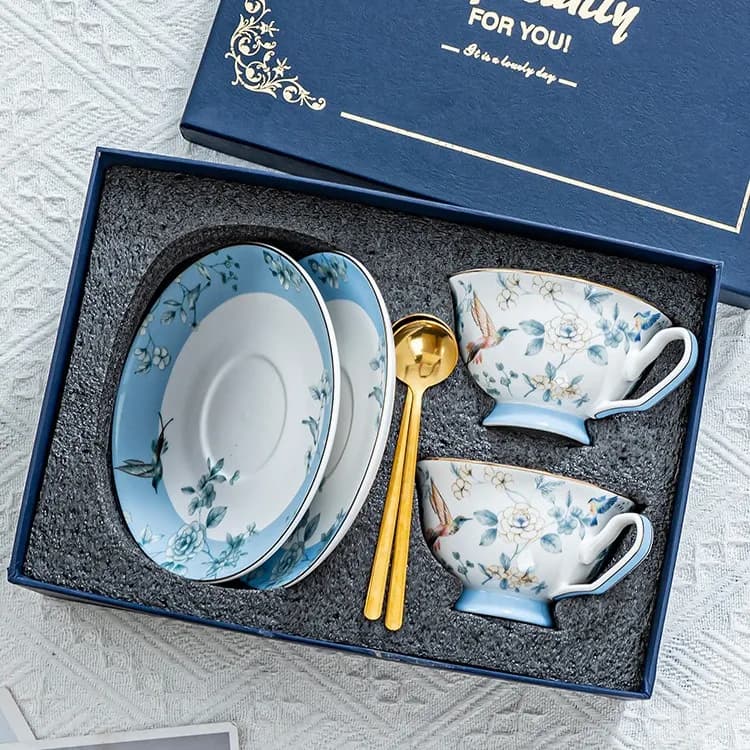 Ceramic Tea and Coffee Set for Two