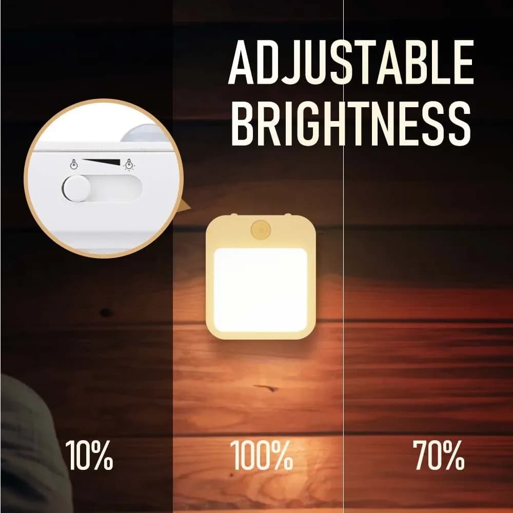 Night Light Motion Sensor LED Light EU/US Plug Lamps Children'S Night Light Wireless Night Lamp For Bedside Table Bedroom Nigh