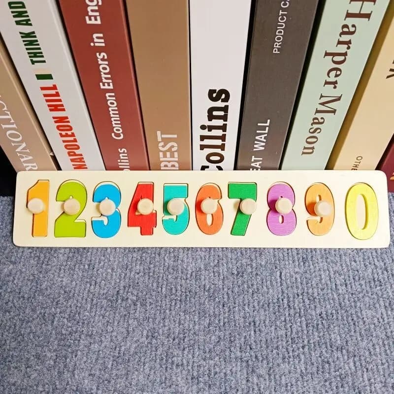 Wooden Peg Puzzles for Toddlers