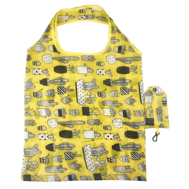 Foldable Nylon Shopping Tote Bag
