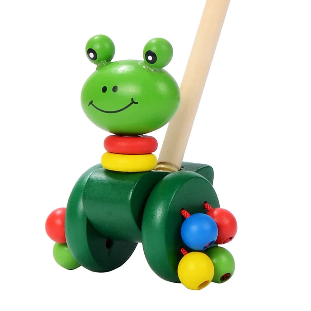 Wooden Push-Along Duck Toy