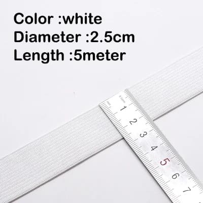 25mm White 5Meter