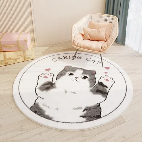 Cartoon Round Area Rug