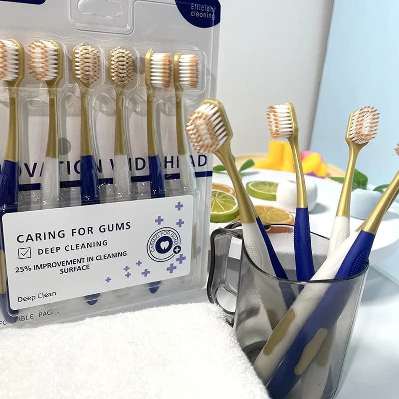 Soft Bristle Adult Toothbrush Wide Head