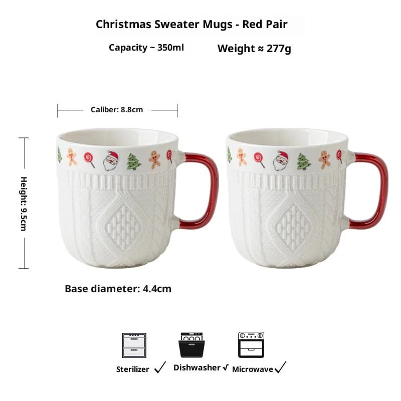 Ceramic Espresso Cups Set of 2