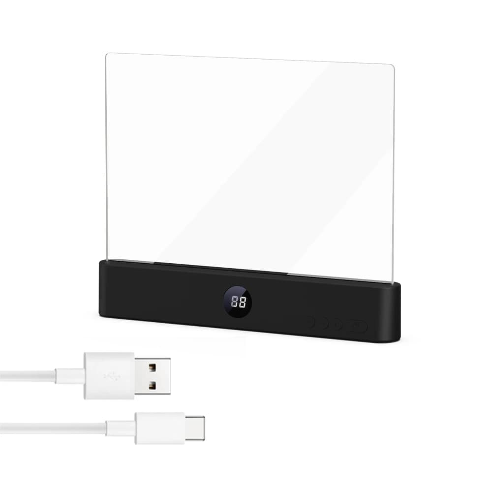 LED Flat Panel Reading Light with USB Charging