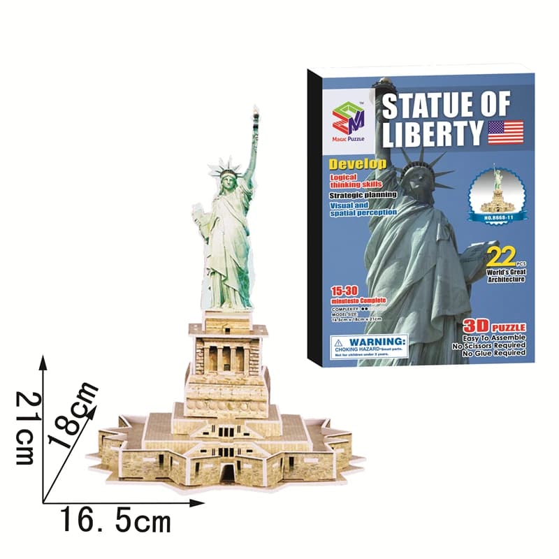 3D Jigsaw Puzzle Building Toy