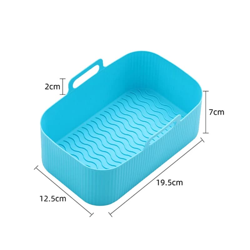 AirFryer Accessories Air Fryer Silicone Basket Oven Baking Tray Silicone Pot Liner Steamer Roasting Rack Airfryer Accessories