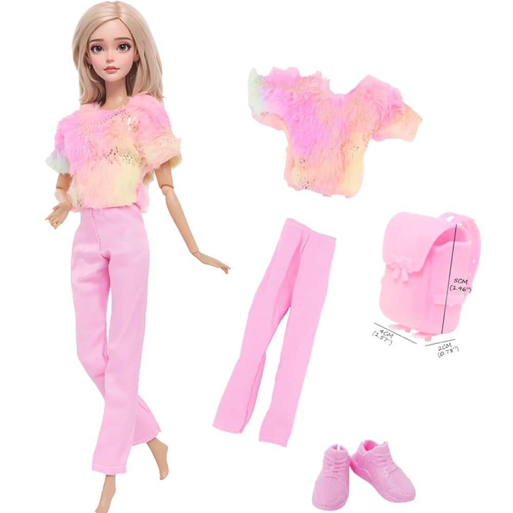 Doll Dress Outfit With Accessories