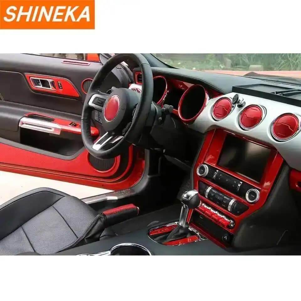 Ford Mustang Interior Exterior Decoration Cover Red
