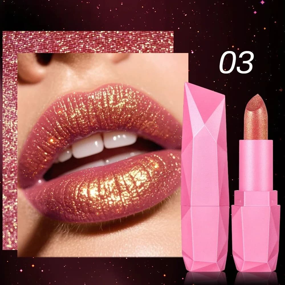 Metallic Glitter Hydrating Lipstick