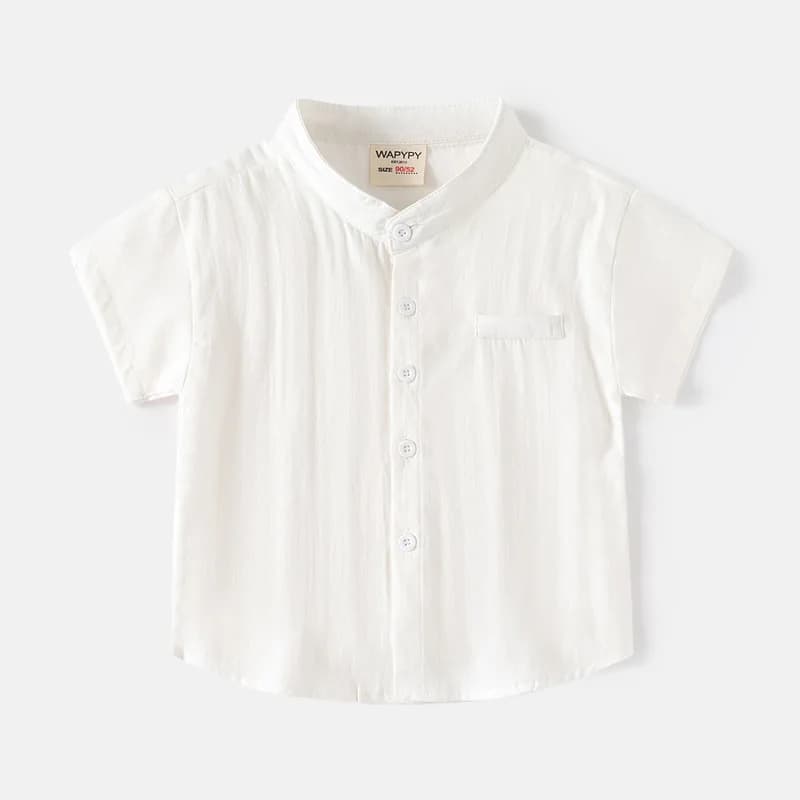 Kids Cotton Short Sleeve Shirt