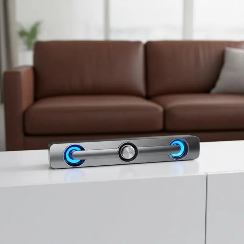 Bluetooth USB Wired Speakers Bar Stereo Speaker For Projector PC Laptop Phone