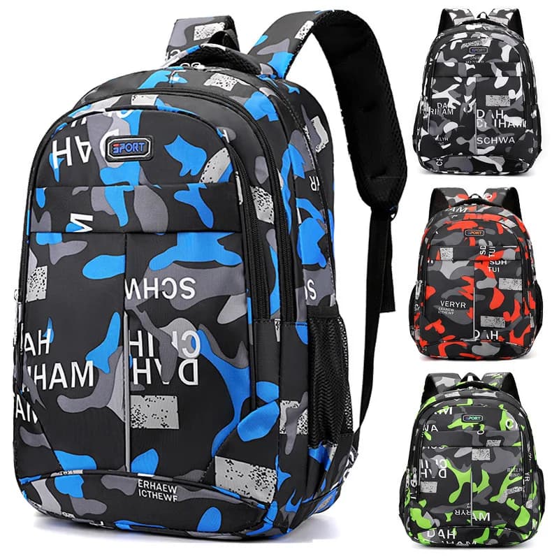 Trendy Double Shoulder Backpack for School