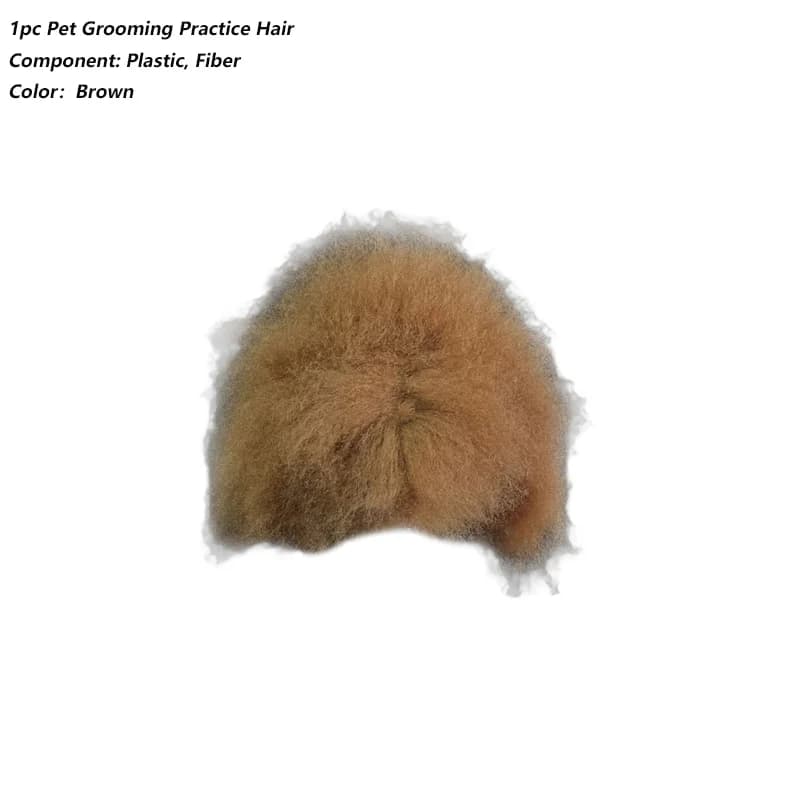 Pet Grooming Training Hair For Dog Model DIY Styling And Scissor Practice Tool B03D