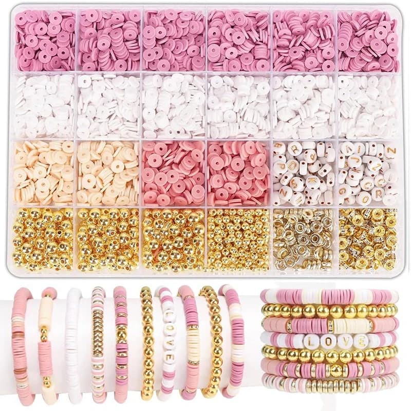 DIY Polymer Clay Beads Bracelet Making Kit