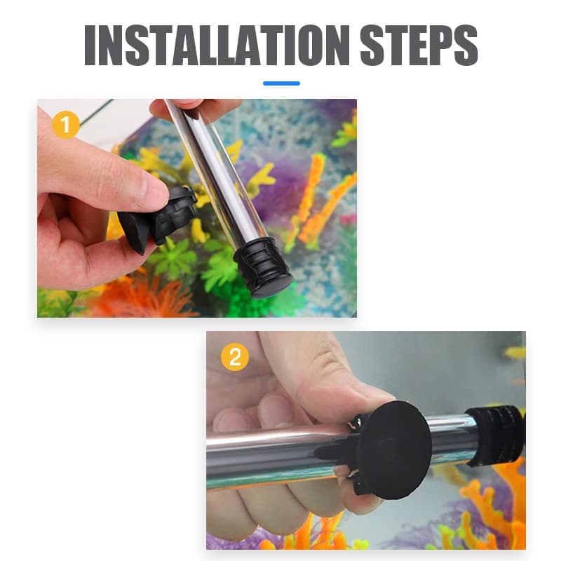 Aquarium Light LED Plant Grow Lamp Waterproof Fish Tank Light 18-58CM Underwater Aquariums Decor Lighting 90-260V 5730chip