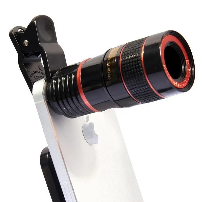 8x Telephoto Phone Lens Clip-On Zoom