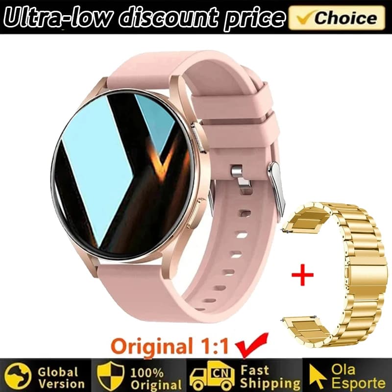 Smartwatch Women Watch 6 Health Monitoring Watch Waterproof Voice Assistant Bluetooth Call Smart Watch 2026 New Sport Watch Men