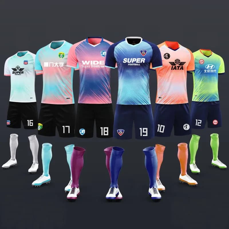Men's Soccer Football Uniform Kit