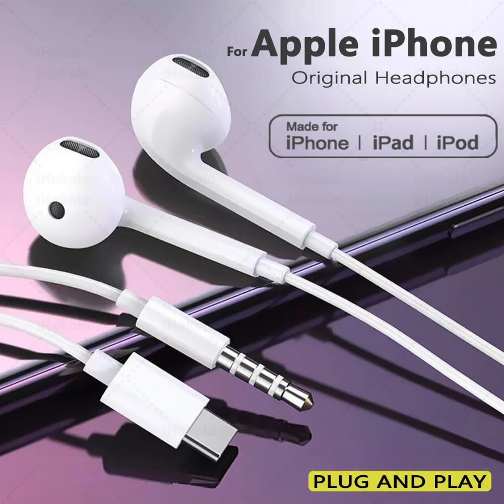 Wired USB-C Earphones With Microphone