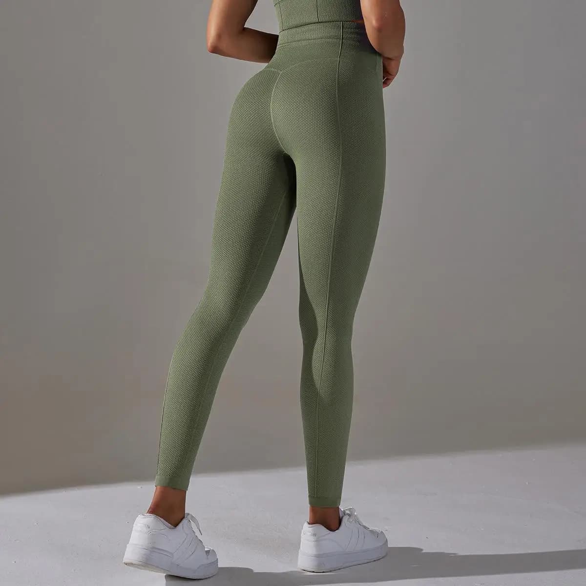 Seamless High-Waist Scrunch Butt Leggings