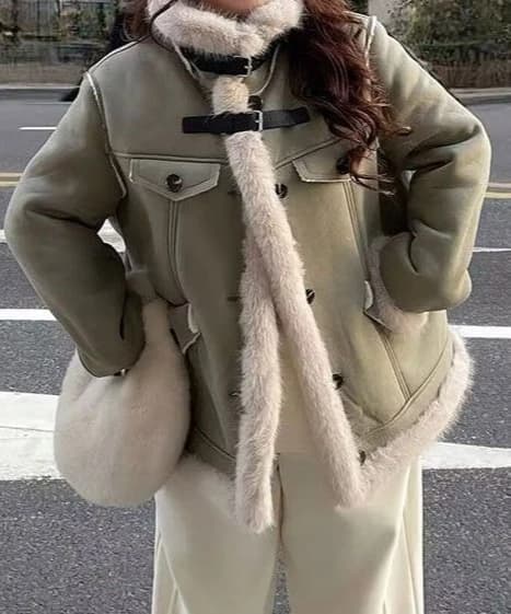 Women's Loose Thick Cotton Outerwear Jacket