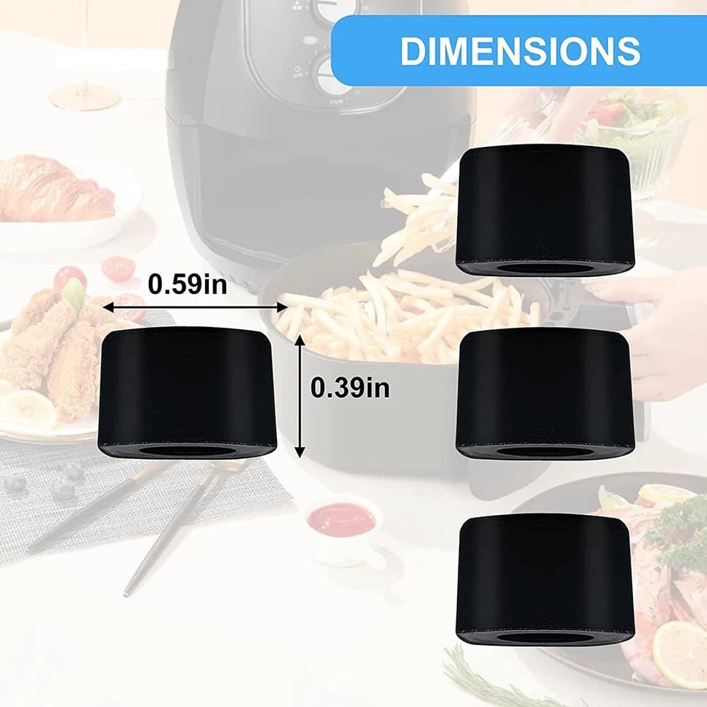 Air Fryer Silicone Accessories Pack Includes Steaming Sheet Corners Square Protective Covers and Baking Mat Covers Multiple