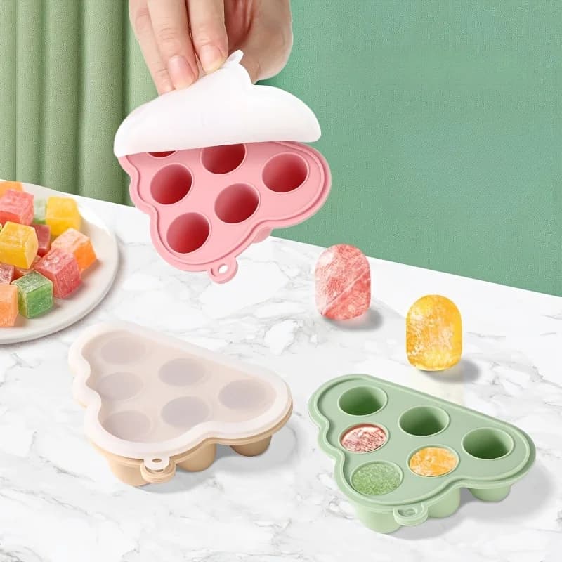 Baby Feeding Set with Fruit Feeder and Freezer Mold