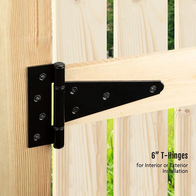 Heavy Duty T-Strap Gate Hinges