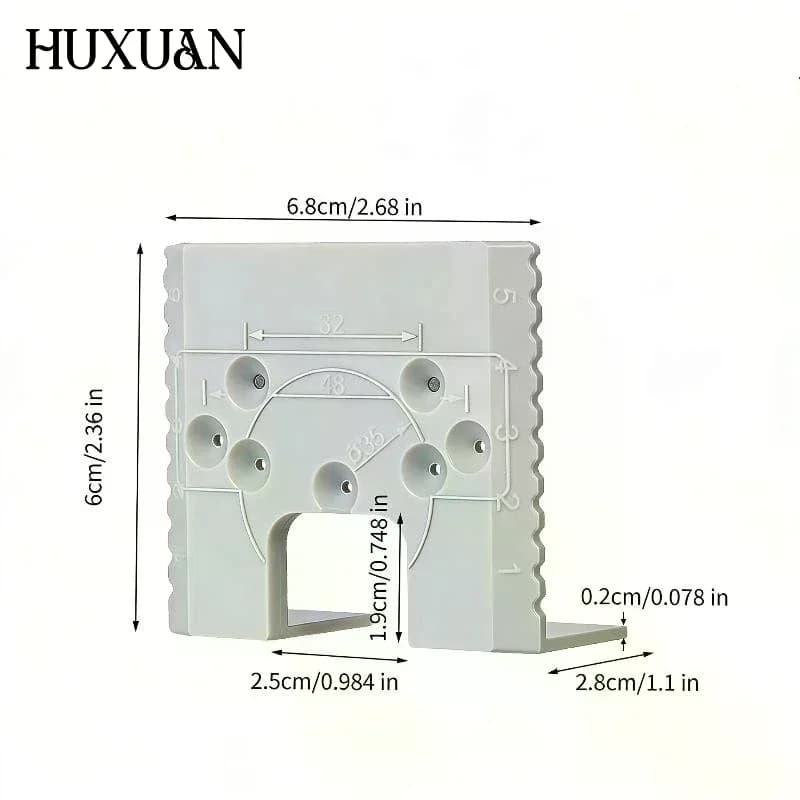 Hinge Positioning Jig for Cabinet Door Installation