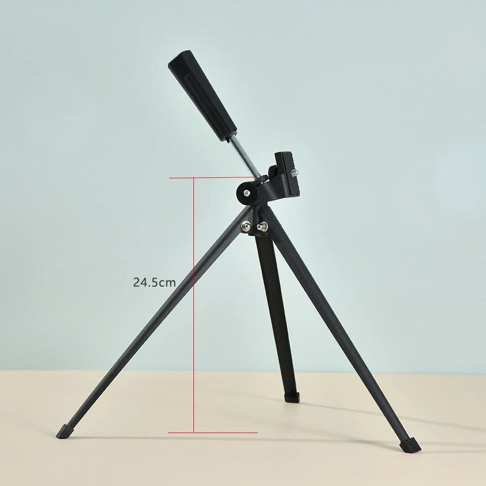 Metal Desk Tripod with Pan Tilt Head