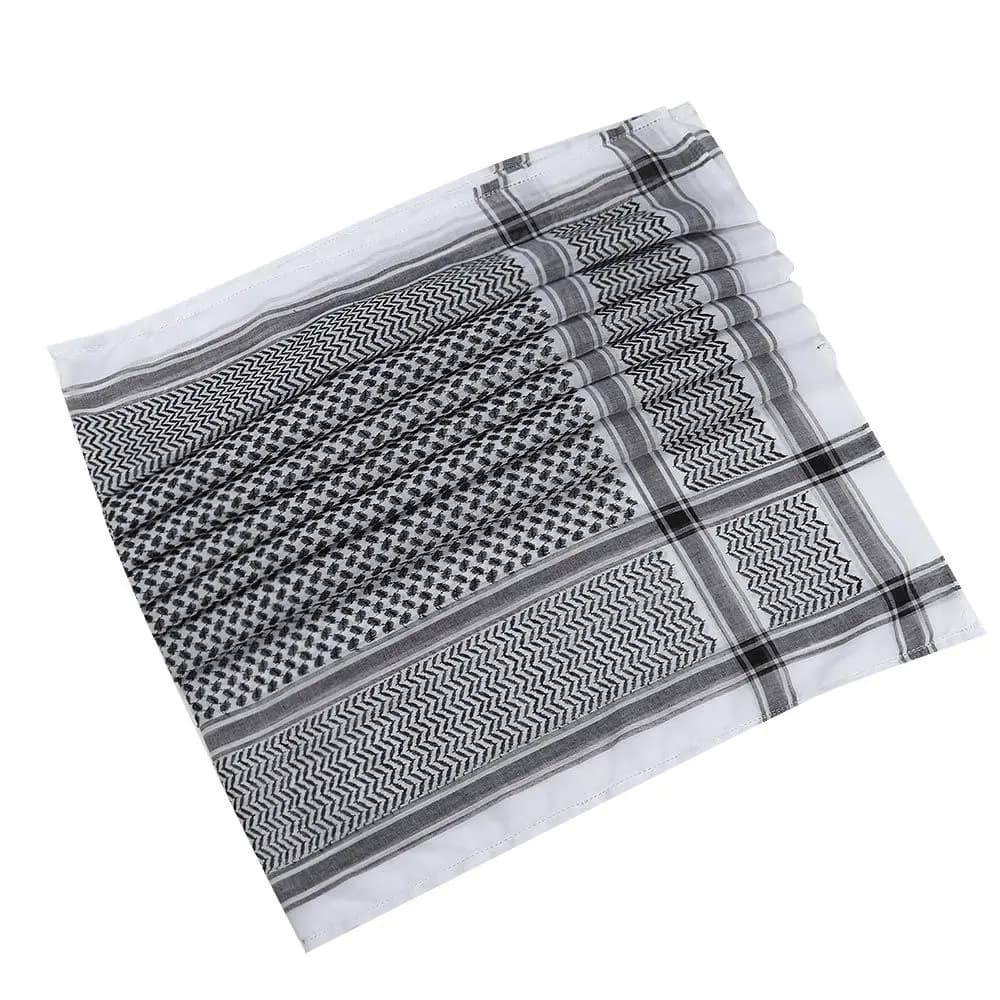 Plaid Shemagh Scarf with Aqel Rope