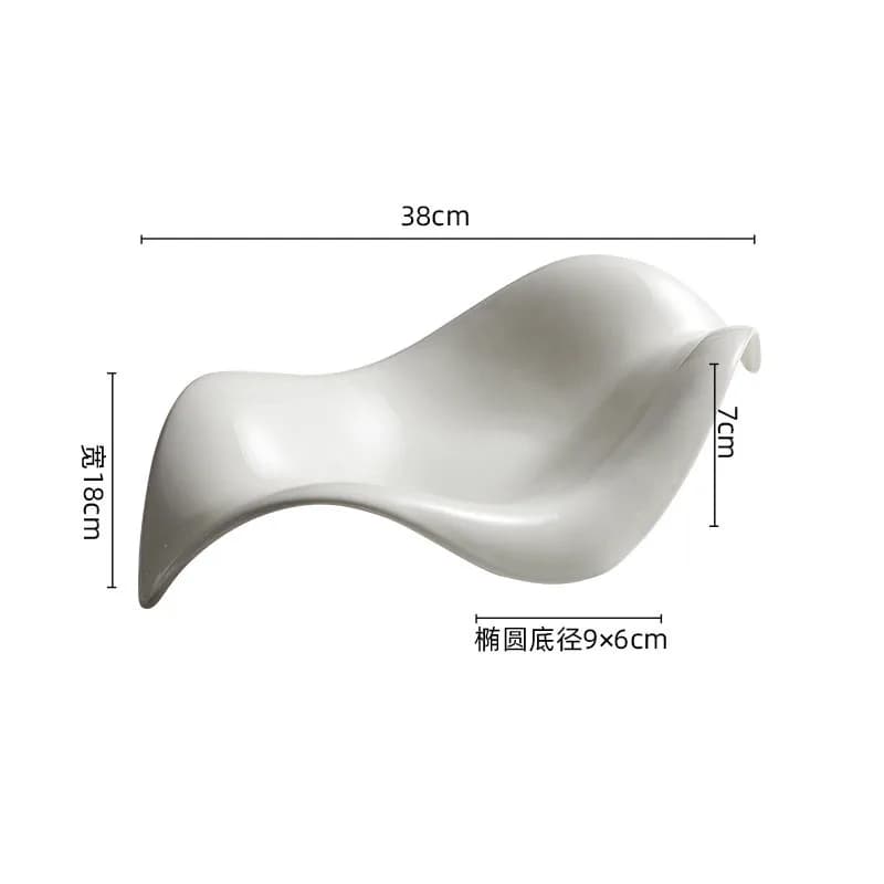 Ceramic Dinner Plate Solid Color