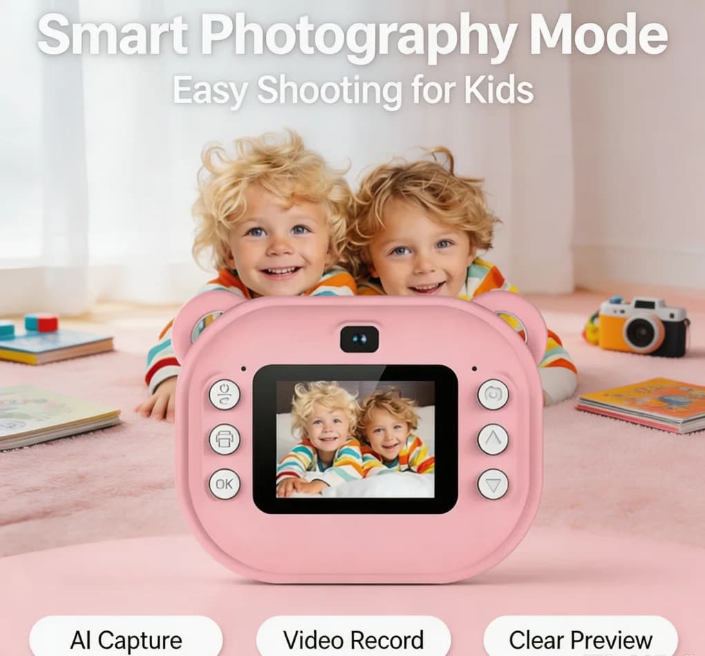 Kids Digital Camera with Instant Printing