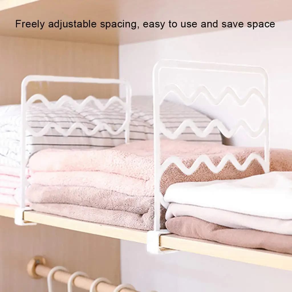 Wire Shelf Dividers for Closet Organization