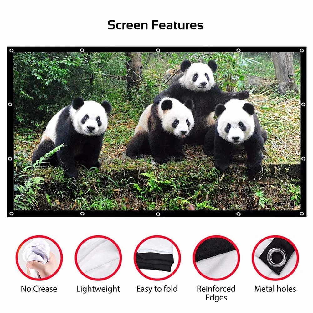 Portable Projector Screen 16:9