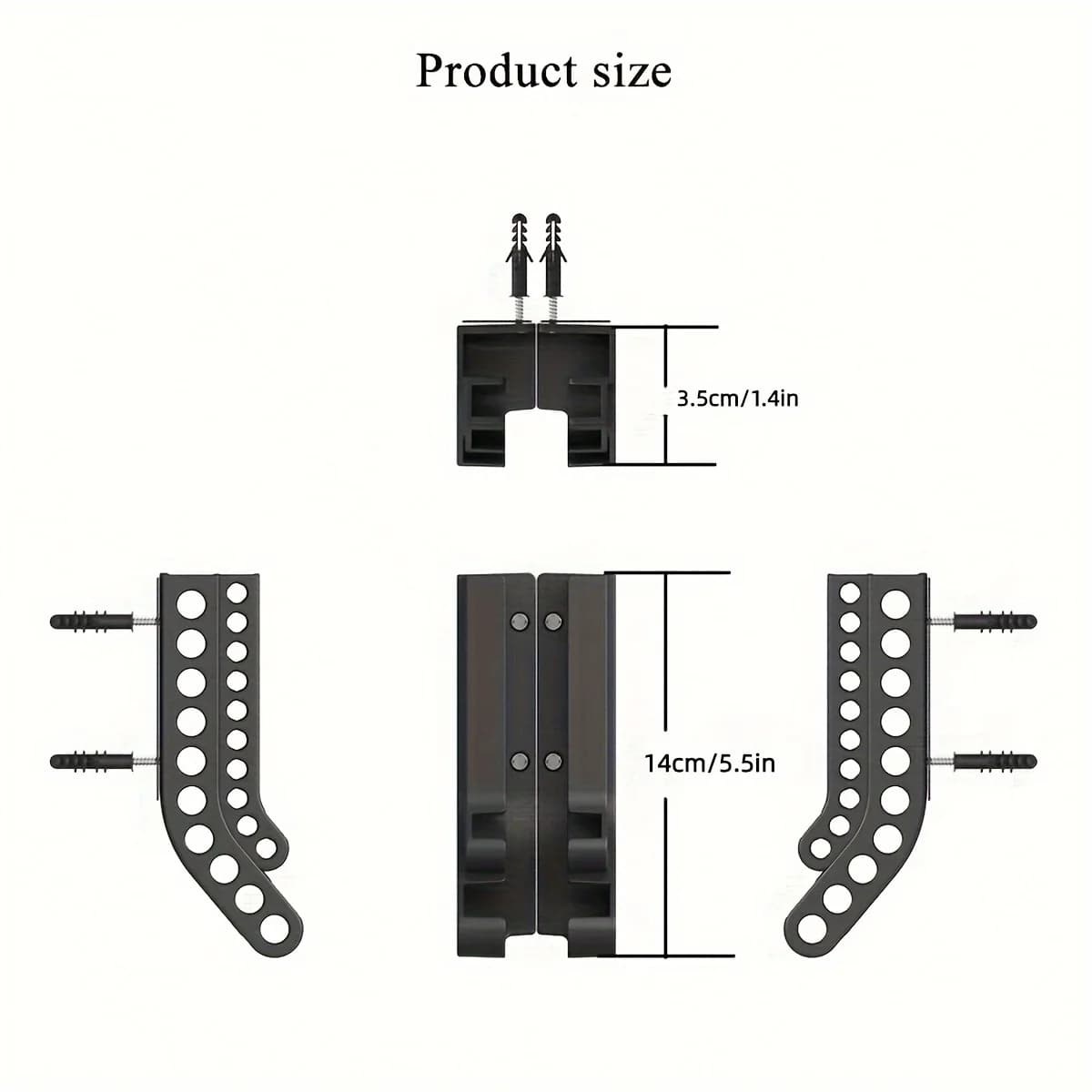 Wall-Mounted Battery Storage Organizer