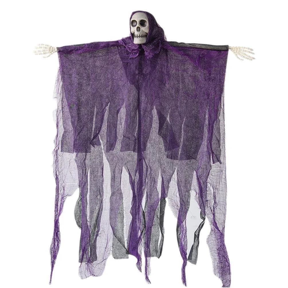 Halloween Tattered Gauze Skeleton Ghost Decoration
