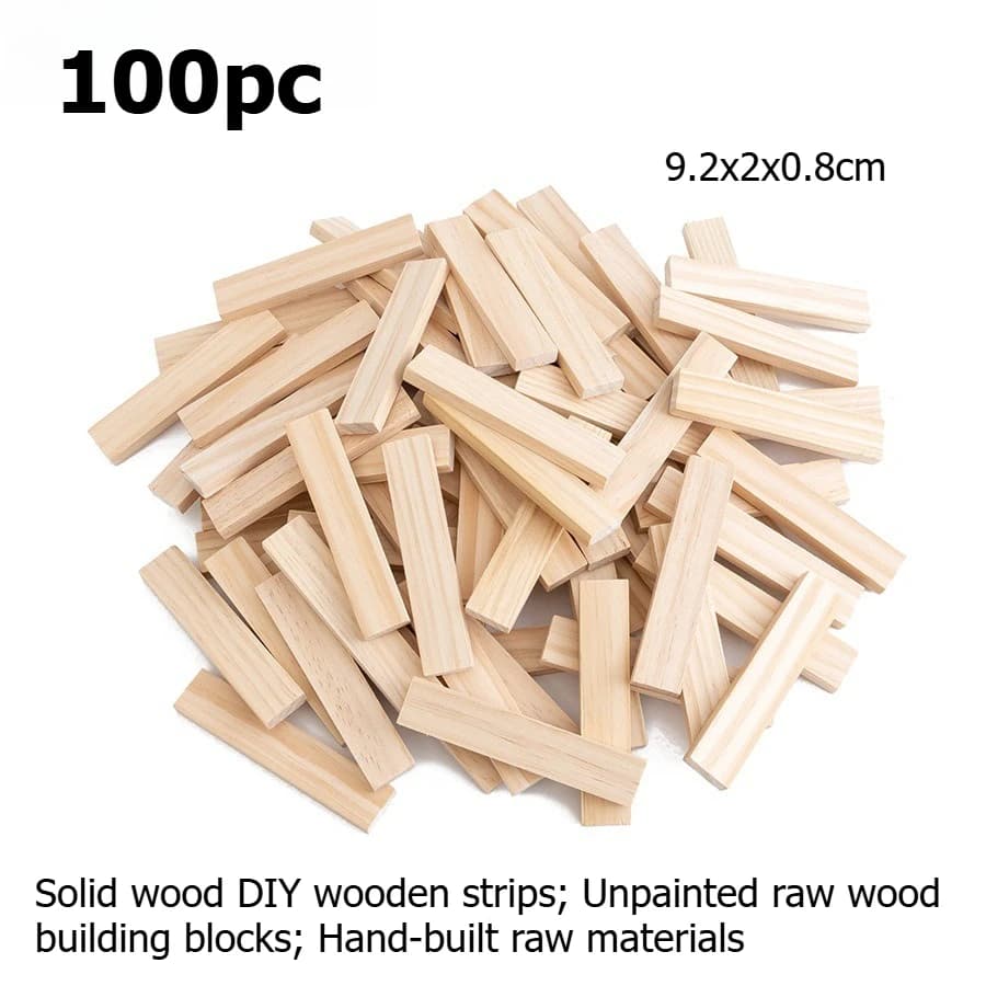 Solid Wood Stacking Block Tower Game