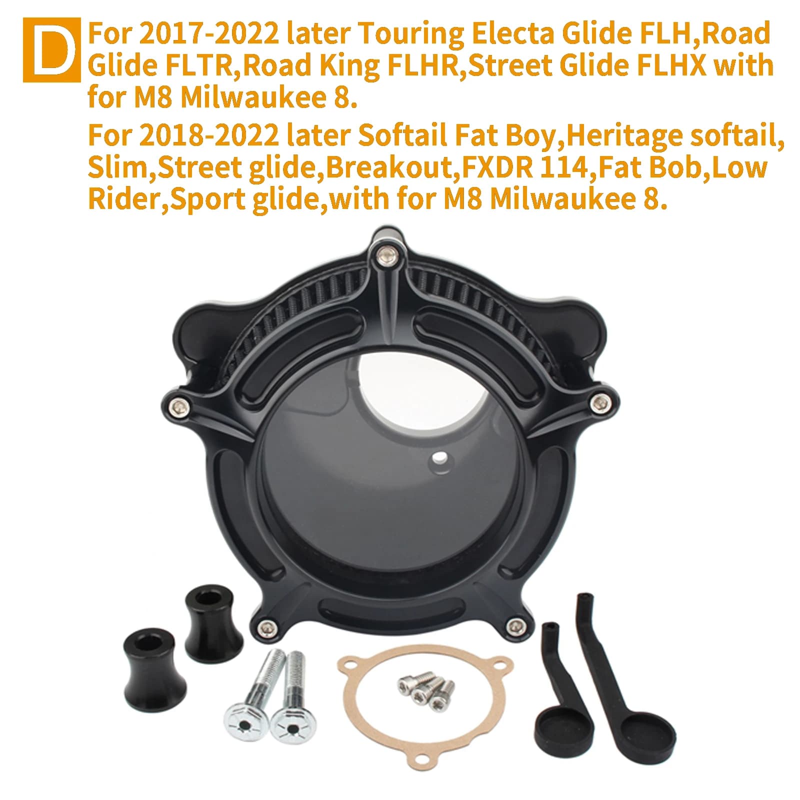 CNC Air Cleaner Intake Filter for Harley