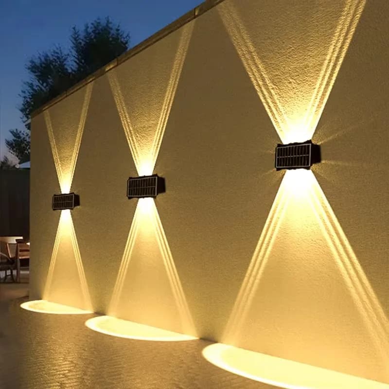 Solar Outdoor Wall Light Up and Down Beam
